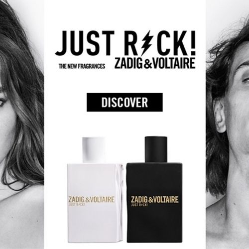 The Just Rock perfume ad Zadig & Voltaire